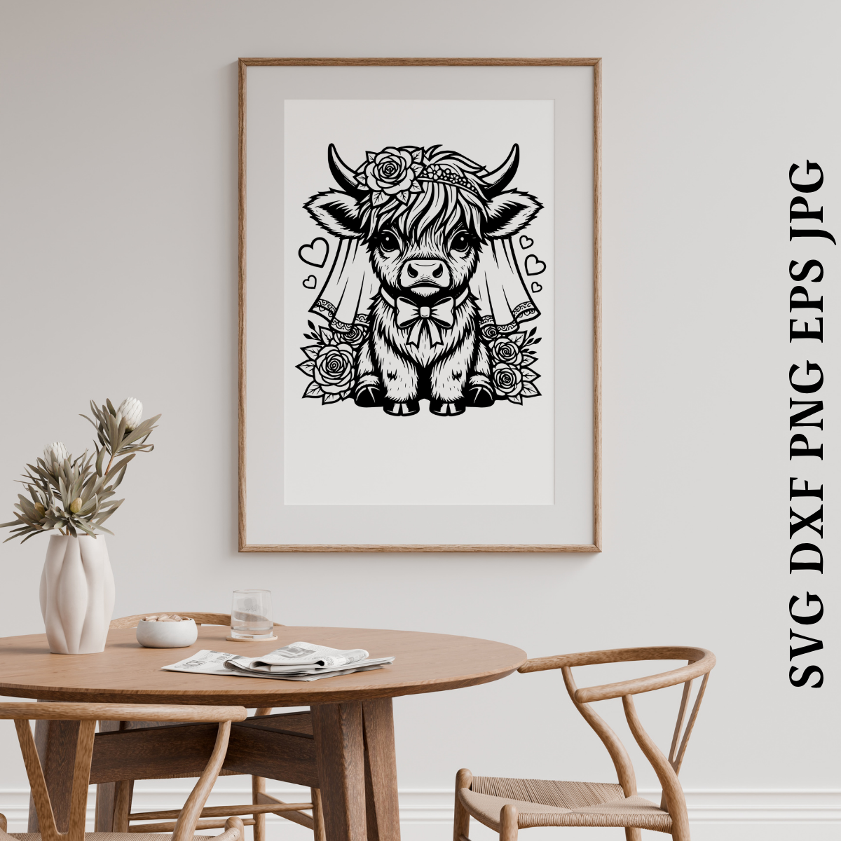 Highland Cow SVG Bundle 26 Designs.