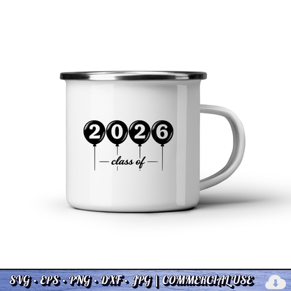 Class of 2026 SVG Bundle | Graduation Cut Files
