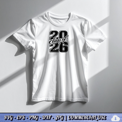 Class of 2026 SVG Bundle | Graduation Cut Files
