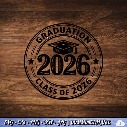 Class of 2026 SVG Bundle | Graduation Cut Files