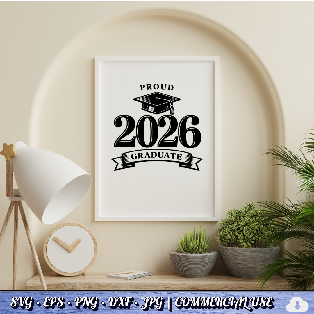 Class of 2026 SVG Bundle | Graduation Cut Files