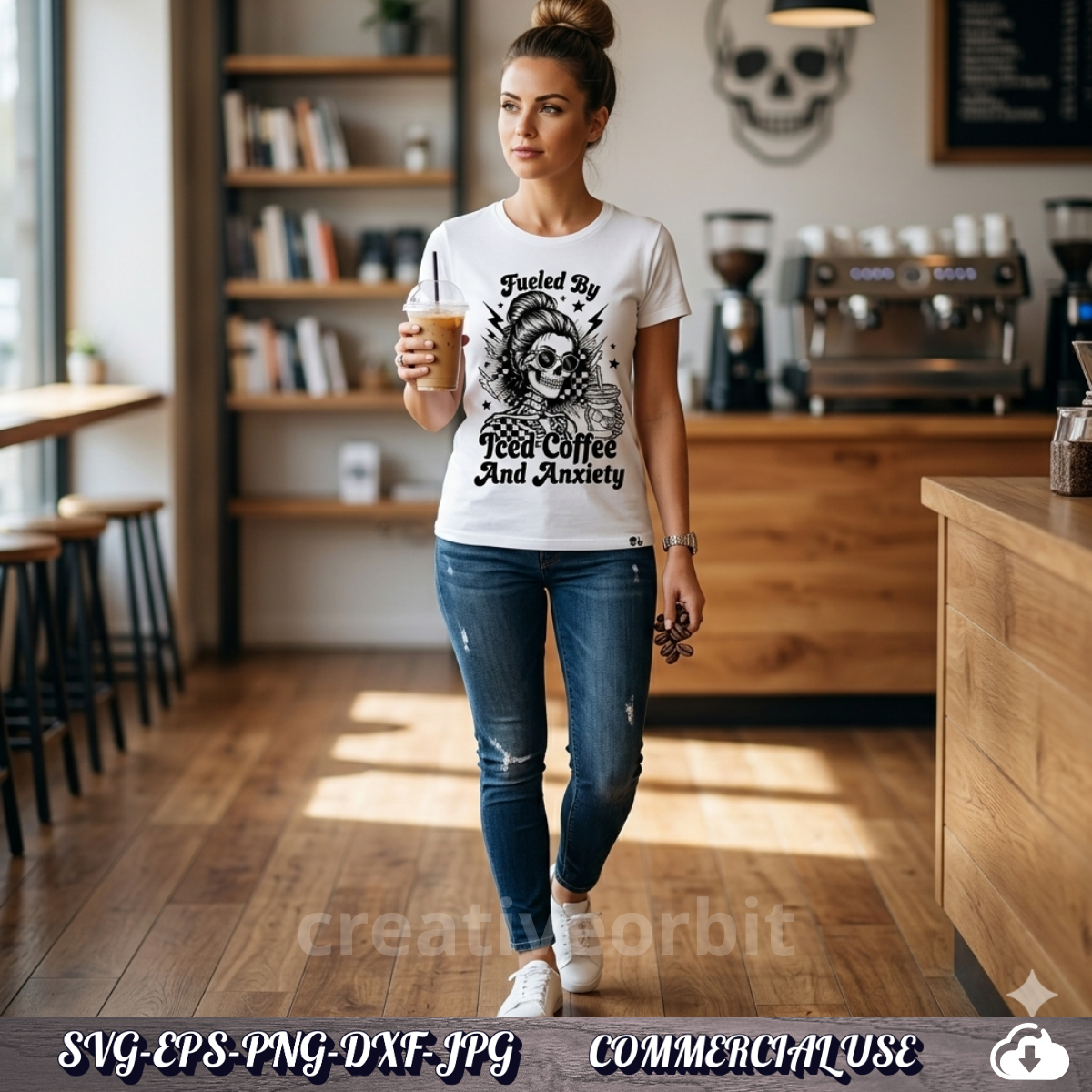 Funny Anxiety SVG Bundle 25 Designs,  Skeleton Cat Raccoon PNG, Commercial Use