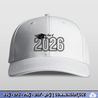 Class of 2026 SVG Bundle | Graduation Cut Files