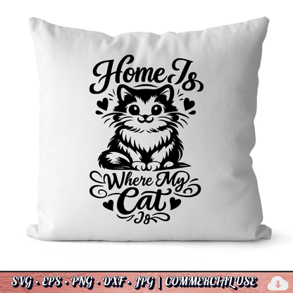 Cat Lovers SVG Bundle | 31 Funny Cat SVG PNG DXF | Commercial Use