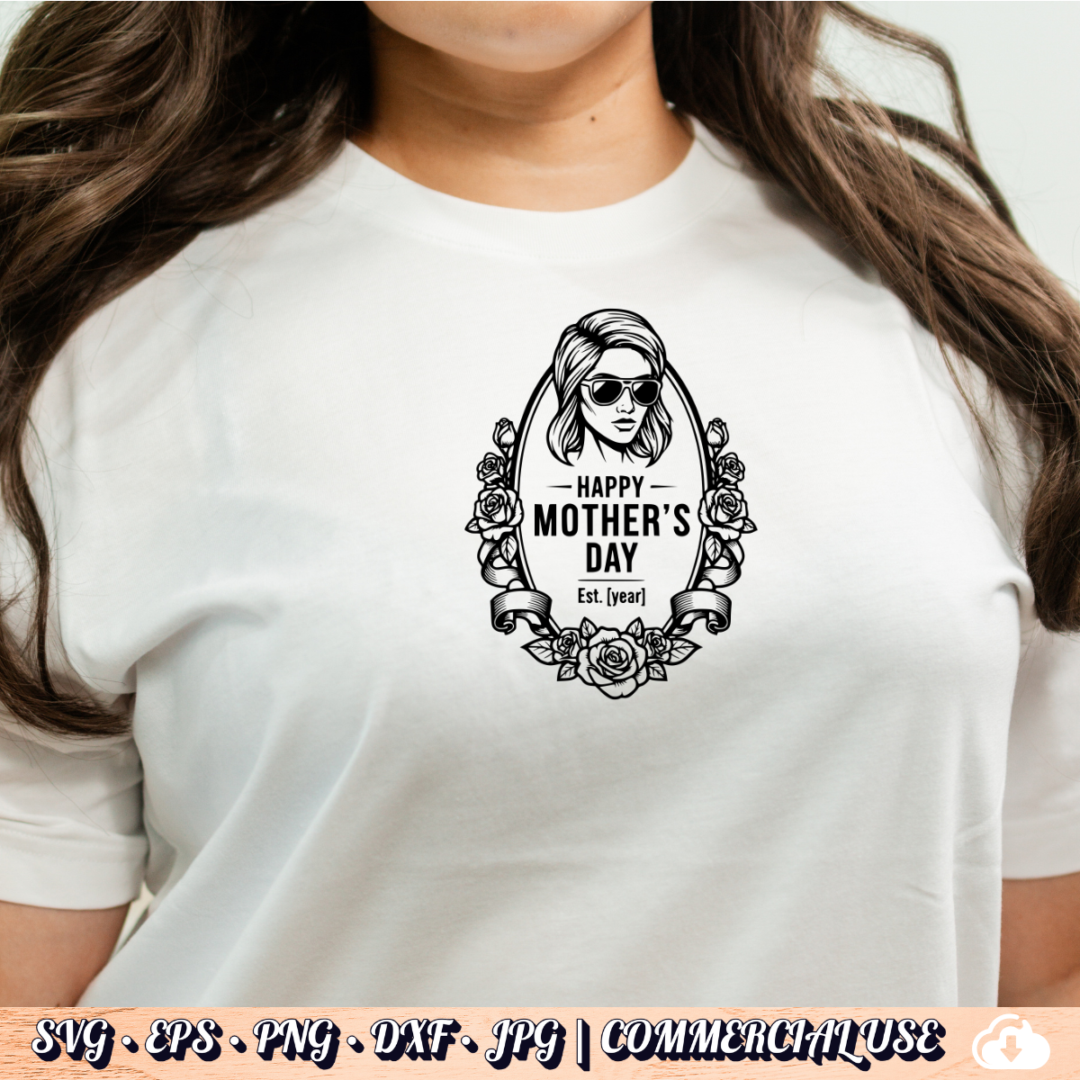 Happy Mother’s Day SVG | Mom Gift Floral Design