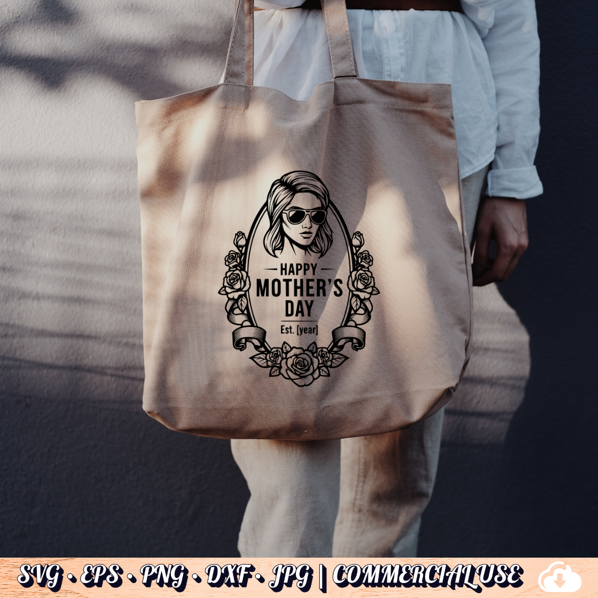 Happy Mother’s Day SVG | Mom Gift Floral Design