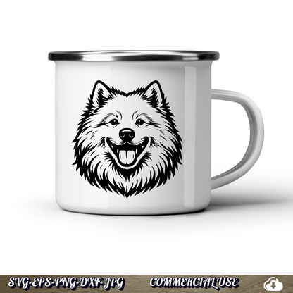 Samoyed SVG | Laser Cut & Cricut
