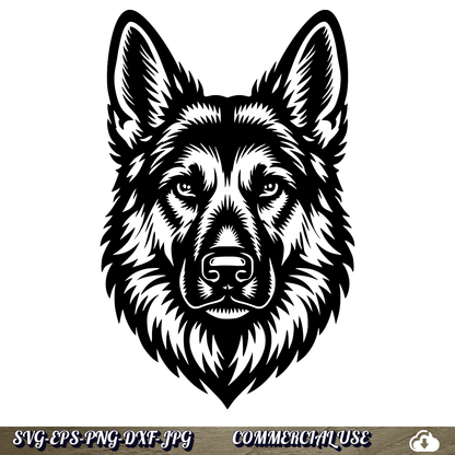 German Shepherd SVG | Laser Cut & Cricut