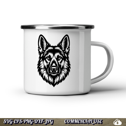 German Shepherd SVG | Laser Cut & Cricut