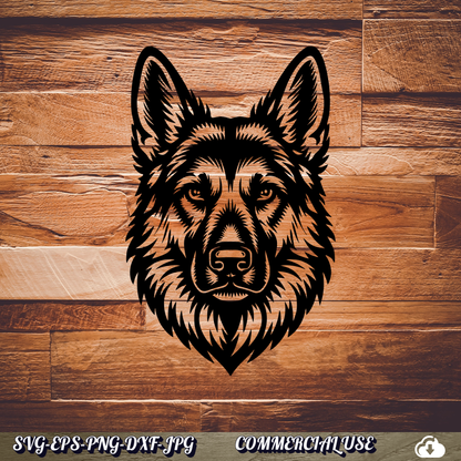 German Shepherd SVG | Laser Cut & Cricut