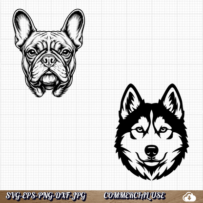 Dog Breeds SVG Bundle | 27 Breeds | Laser Cut & Cricut Ready | Commercial Use