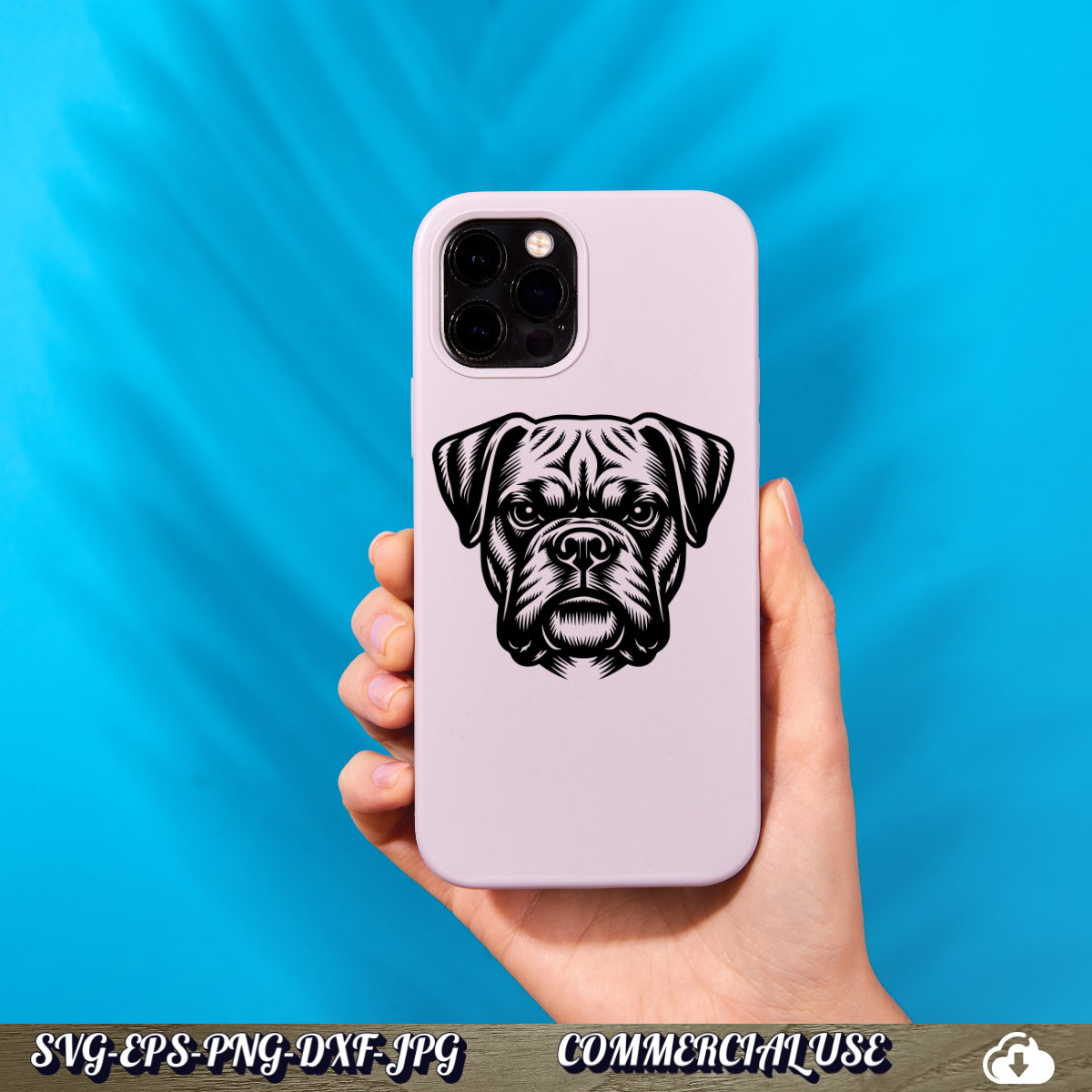 Boxer Dog SVG | Laser Cut & Cricut Ready