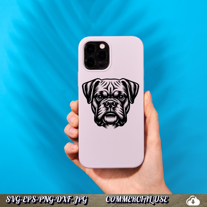 Boxer Dog SVG | Laser Cut & Cricut Ready