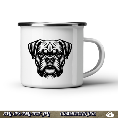 Boxer Dog SVG | Laser Cut & Cricut Ready