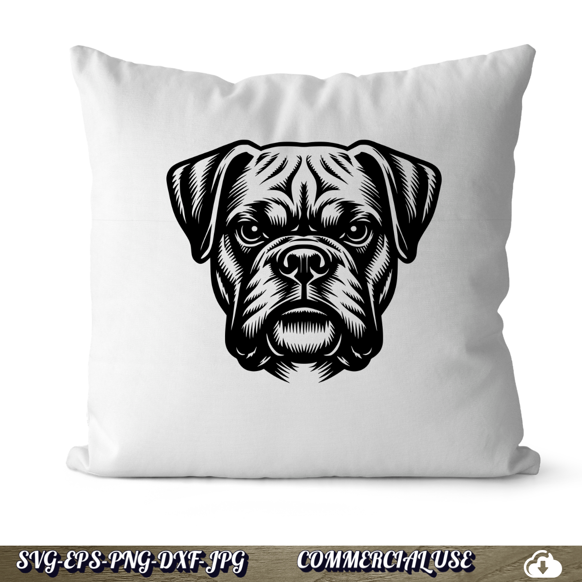 Boxer Dog SVG | Laser Cut & Cricut Ready