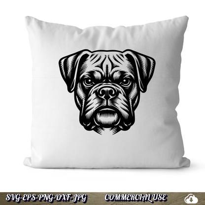 Boxer Dog SVG | Laser Cut & Cricut Ready
