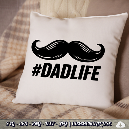 Best Dad Ever SVG Bundle | Father’s Day Shirt Design PNG EPS DXF Cricut Commercial Use