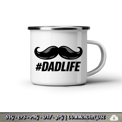 Best Dad Ever SVG Bundle | Father’s Day Shirt Design PNG EPS DXF Cricut Commercial Use