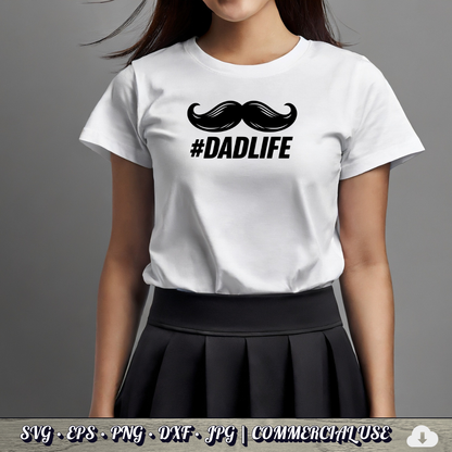 Best Dad Ever SVG Bundle | Father’s Day Shirt Design PNG EPS DXF Cricut Commercial Use