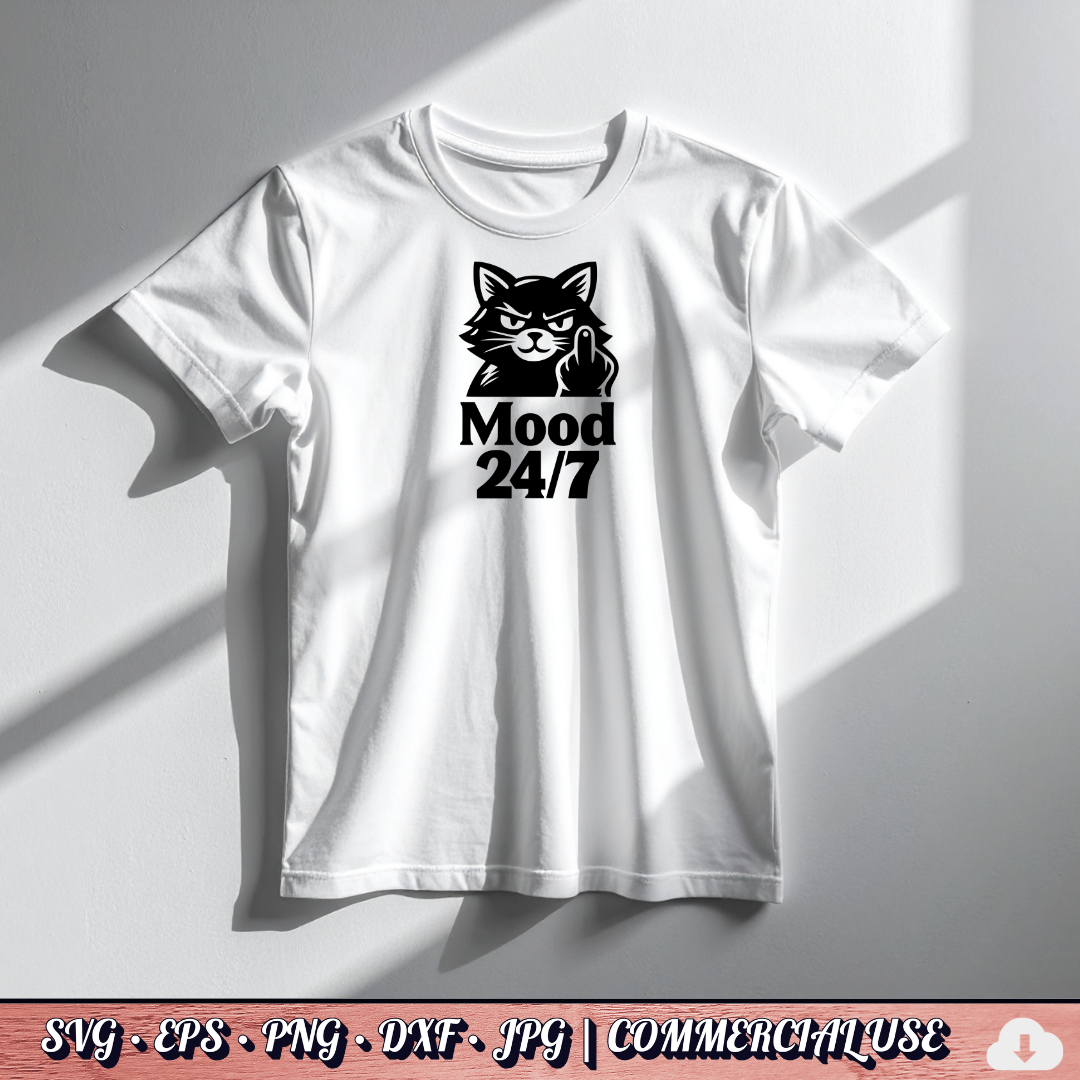 Cat Lovers SVG Bundle | 31 Funny Cat SVG PNG DXF | Commercial Use