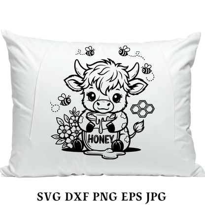 Highland Cow SVG Bundle 26 Designs.